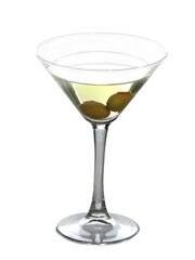 Martini Drink With Olives