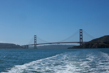 Golden Gate bridge in California