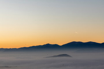 ground fog in area named 