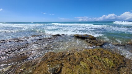 Fototapeta na wymiar Beach on Rincon Puerto Rico