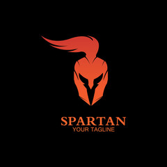 spartan logo icon designs vector