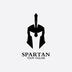spartan logo icon designs vector