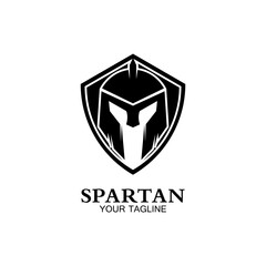 spartan logo icon designs vector