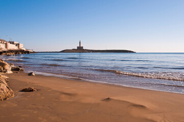 Gargano - La Spiaggia e il Faro a Vieste
