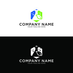 natural lab logo designs concept, science and medicine creative symbol, eco lab logo template