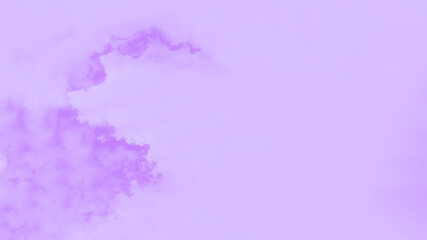 Abstract violet soft watercolor sky background with purple blurred clouds