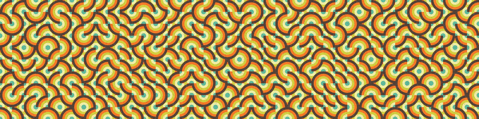 Abstract Geometric Pattern generative computational art illustration