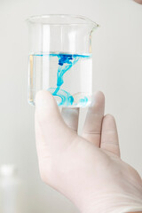 Proud enterprising man in his lab