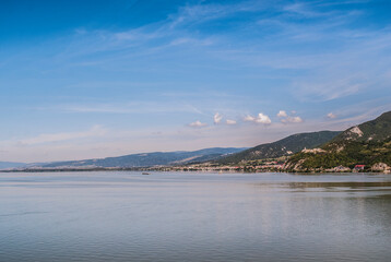 view of the bay, bay, river, water, sky