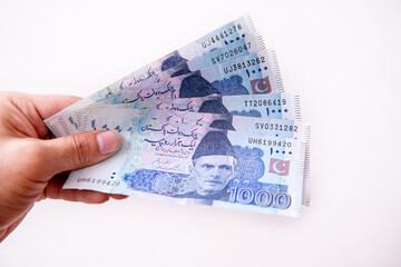 Pakistani Currency Banknote . Business and Finance concept