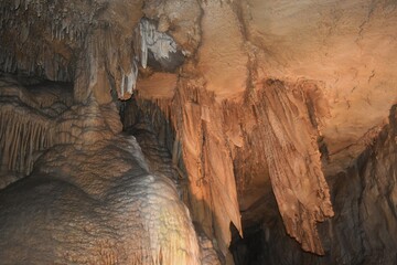 inside of a cave