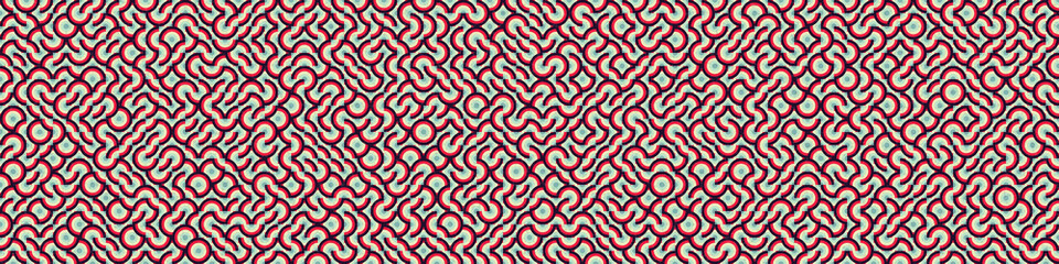 Abstract Geometric Pattern generative computational art illustration