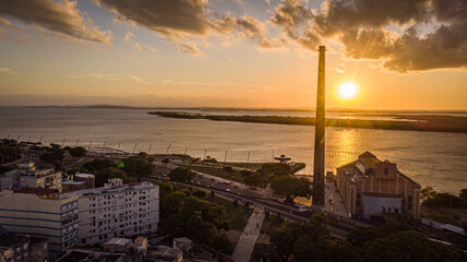 POR DO SOL EM HDR, PORTO ALEGRE