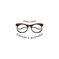 Glasses Logo Coffee
