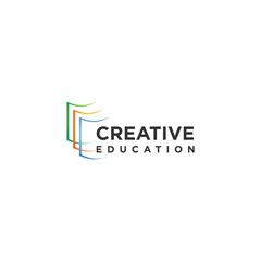 Illustration vector graphic of Education logo. Design inspiration. Fit to your Business, Company, etc