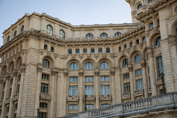 Fototapeta na wymiar the facade of the palace country