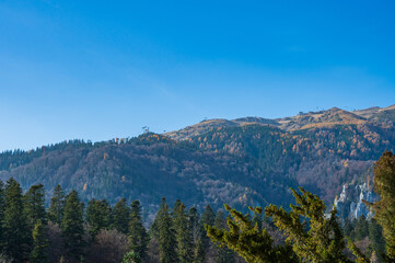 Cable car in Bucegi Mountains - Romania