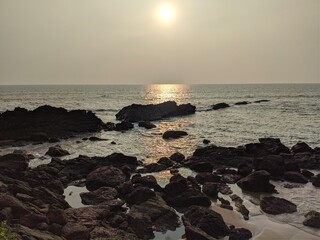 Obraz premium rocks on the beach