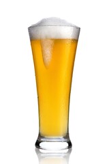 Fresh Beer with Froth