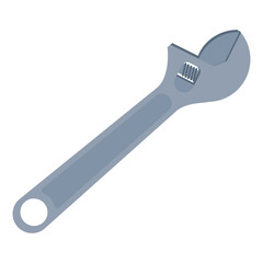 Isolated tool grey labour day icon- Vector