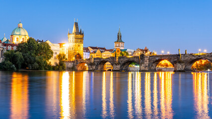 Charles Bridge by night