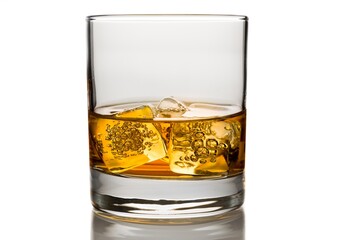 Glass of Whiskey and Ice