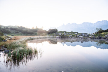 Morning light in the Allg&auml;uer Alps, Germamy 