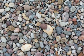 Pebbles Background, beach from Devon, England
