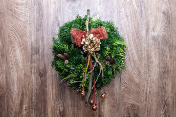 Selbst gemachter Adventskranz