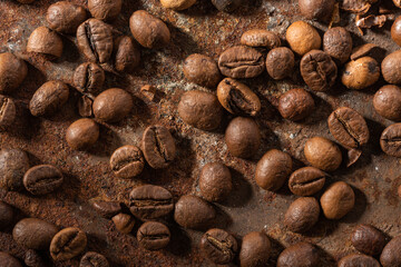 Still life coffee- dark food photo