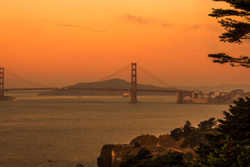 Ocean View with a view of the Golden Gate Bridge in San Francisco