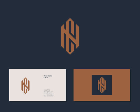 Letter C N logo design. creative minimal monochrome monogram symbol. Universal elegant vector emblem. Premium business logotype. Graphic alphabet symbol for corporate identity