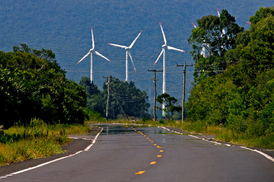 Usina E&oacute;lica de Os&oacute;rio. Rio Grande do Sul. Brasil