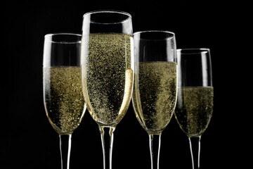 white wine glasses