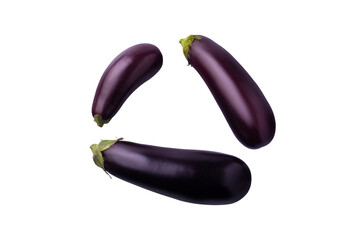 eggplant isolate on white background