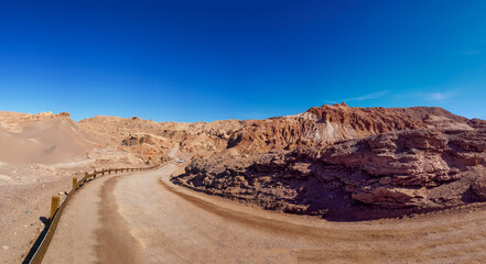 Fototapeta na wymiar Valle de la Luna no Deserto do Atacama