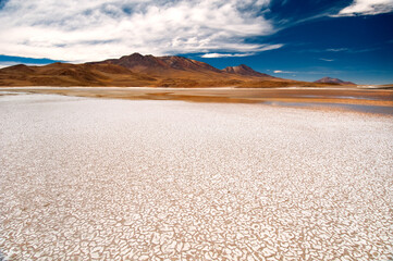 Hypersaline lake in Chile