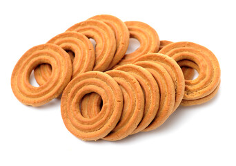 Cookies on a white background