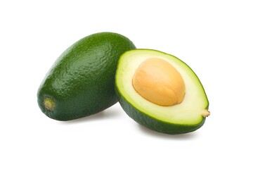 Avocado whole and sliced