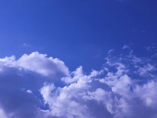 blue sky with clouds