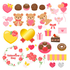 バレンタインイラスト素材 Valentine material