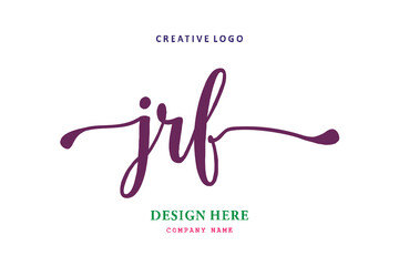 JRF lettering logo is simple, easy to understand and authoritative
