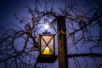 Lantern and Moon