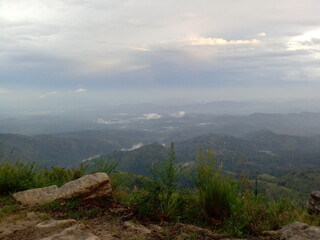 morning in the mountains