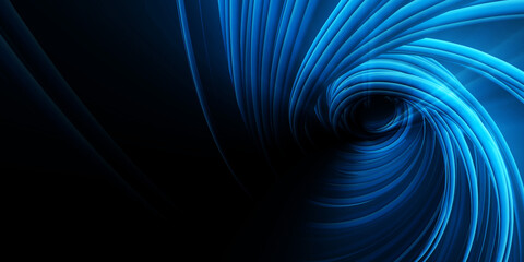 Blue Abstract Background - 395863194