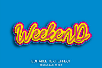 Pop art font effect trendy style 