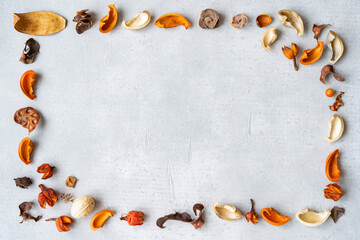 ドライフラワーで作ったスペース