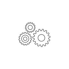 Gear Logo Template vector icon illustration design