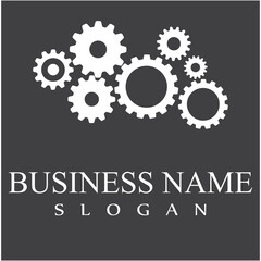 Gear Logo Template vector icon illustration design