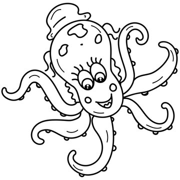Octopus Animal Character